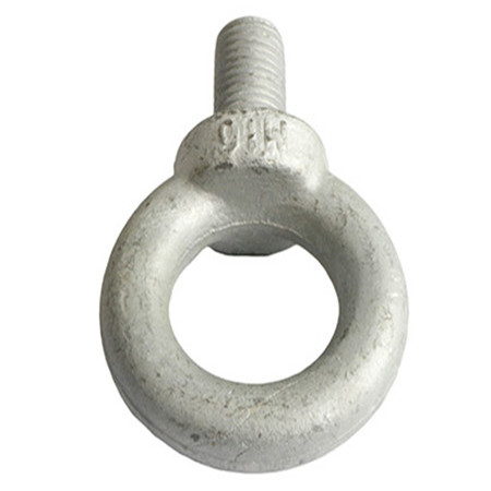 Boulon à oeil de collier galvanisé en acier allié c15 m10 pour l'industrie