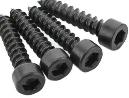 Lot De 100 Vis à Tête Hexagonale (douille) Kerr Lakeside - Filetage 10-32, Longueur 1/2" - Revêtement Oxyde Noir